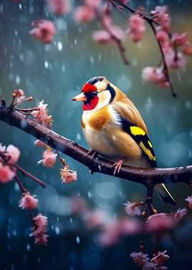 majestic Bird Goldfinch