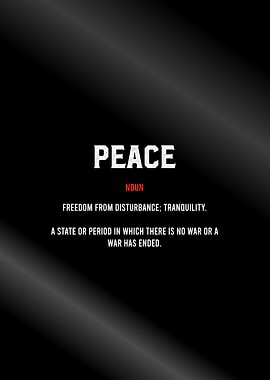 peace definition