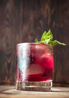 Glass of Purple Haze