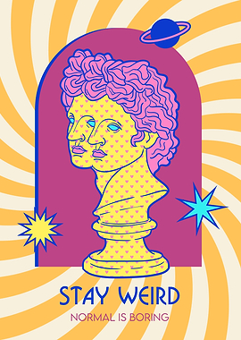 Stay Weird retrowave