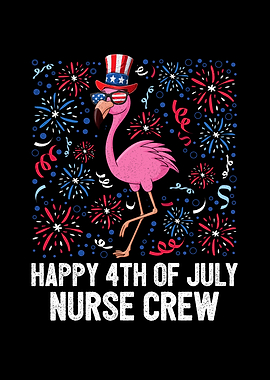Happy 4th Of July Nurse