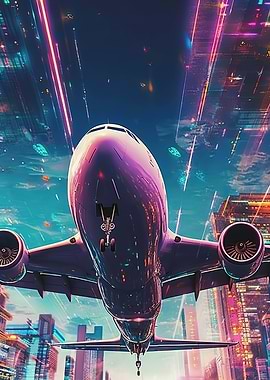 plane neon