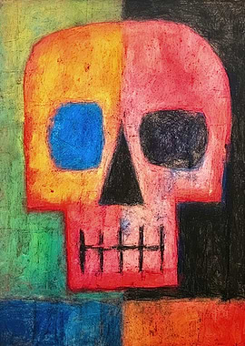 De Stijl Skull 002