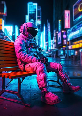 Astronaut sitting