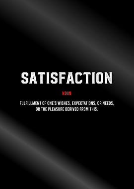 satisfaction definition