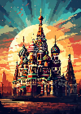 Saint Basil pixel art