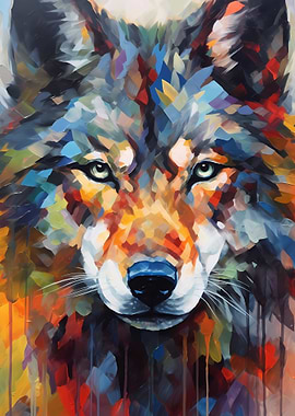 Wolf Paintings