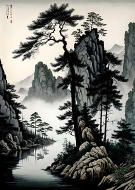 Watercolor Chinese style