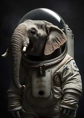 Astronaut Elephant