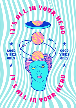 Good vibes only retrowave