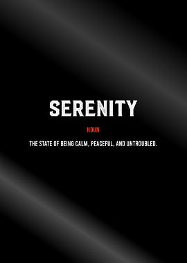 serenity definition
