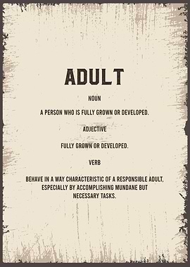 adult definition