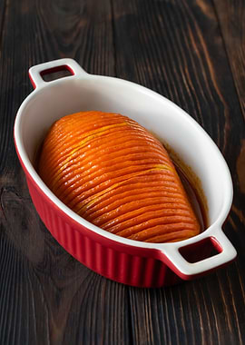 Hasselback pumpkin