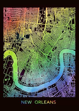 New Orleans City Map