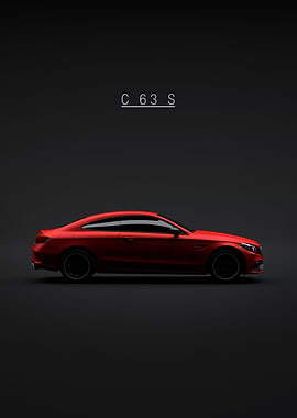 C63 S AMG Coupe 2019 Red