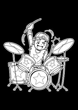 Drumming Drummer