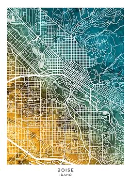Boise Idaho Map