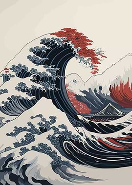 Kanagawa Wave Painting