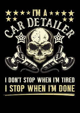 Car Detailer Skull