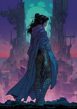 Cyberpunk Fantasy Girl