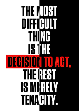 The Most Difficult Thing I