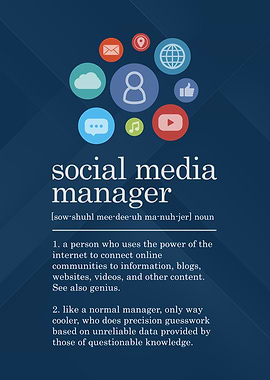 Funny Social Media Manager