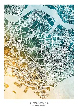 Singapore City Map