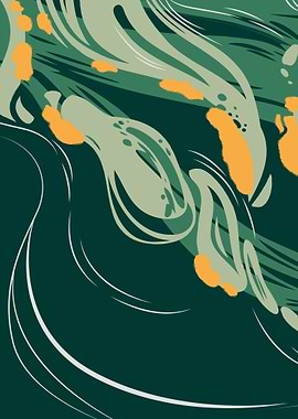 Abstract Green Color