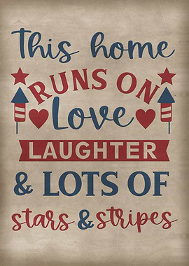 Home Laughter Stars Stripe