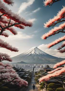 Japan Mountain Spring