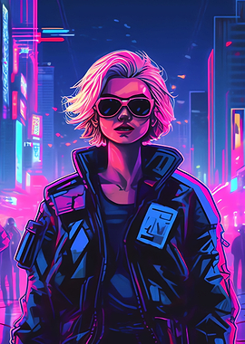 Cyberpunk Fantasy Girl