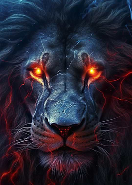 Red eyed Lion