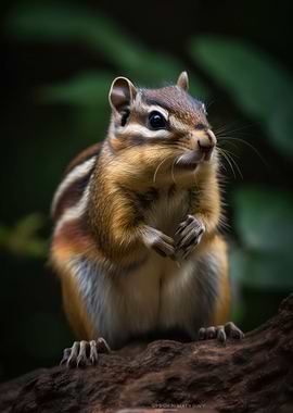 Lovely chipmunk