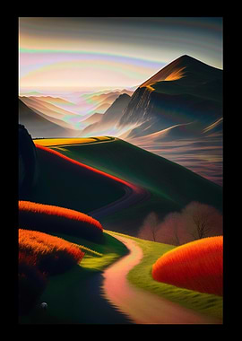 Mountains With Pathway