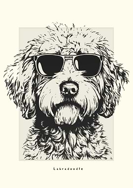 Labradoodle Illustration