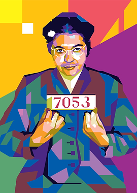 Rosa Parks Pop Art