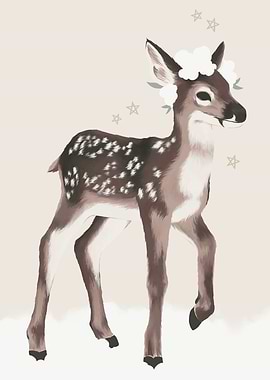 Cute fawn