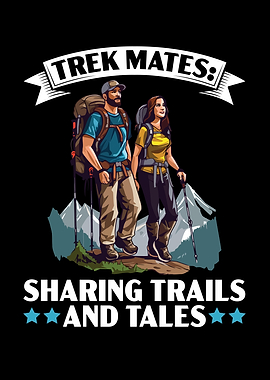 Hiking Couple Hiking Buddy