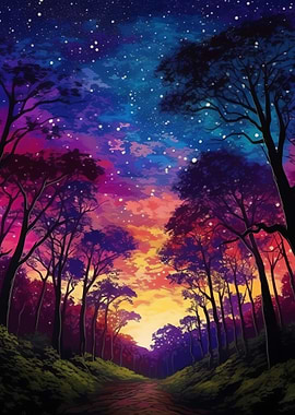 Afternoon to The Night Sky