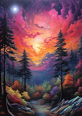 Shining Stars at Forest