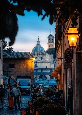 Rome Italy street view
