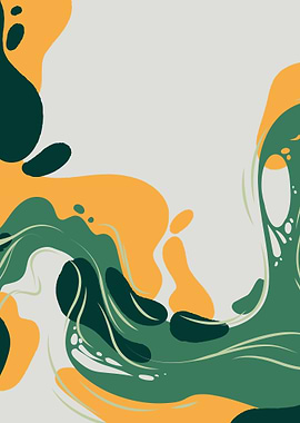 Abstract Watercolor Wave