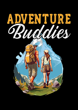 Hiking Couple Hiking Buddy