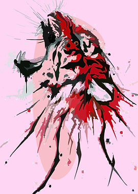 Abstract animal full color