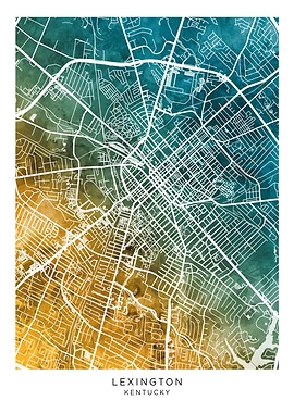 Lexington Kentucky Map