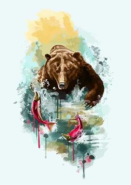 Abstract animal full color