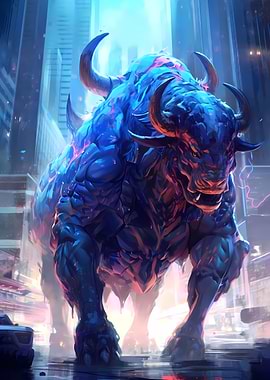Giant Bison Bull