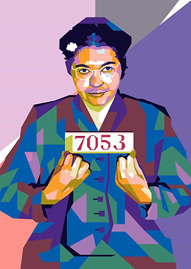 Rosa Parks Pop Art