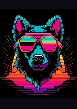 Retro Bouncer Security Dog