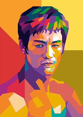 Bruce Lee popart